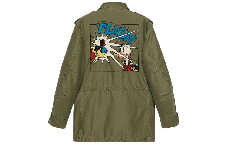 

Мужская куртка Gucci X Disney, оливковый