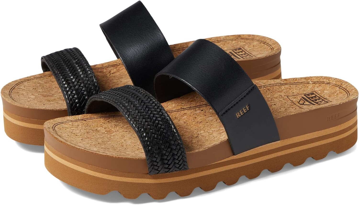 

Сандалии на плоской подошве Cushion Vista Hi Reef, цвет Black Braid