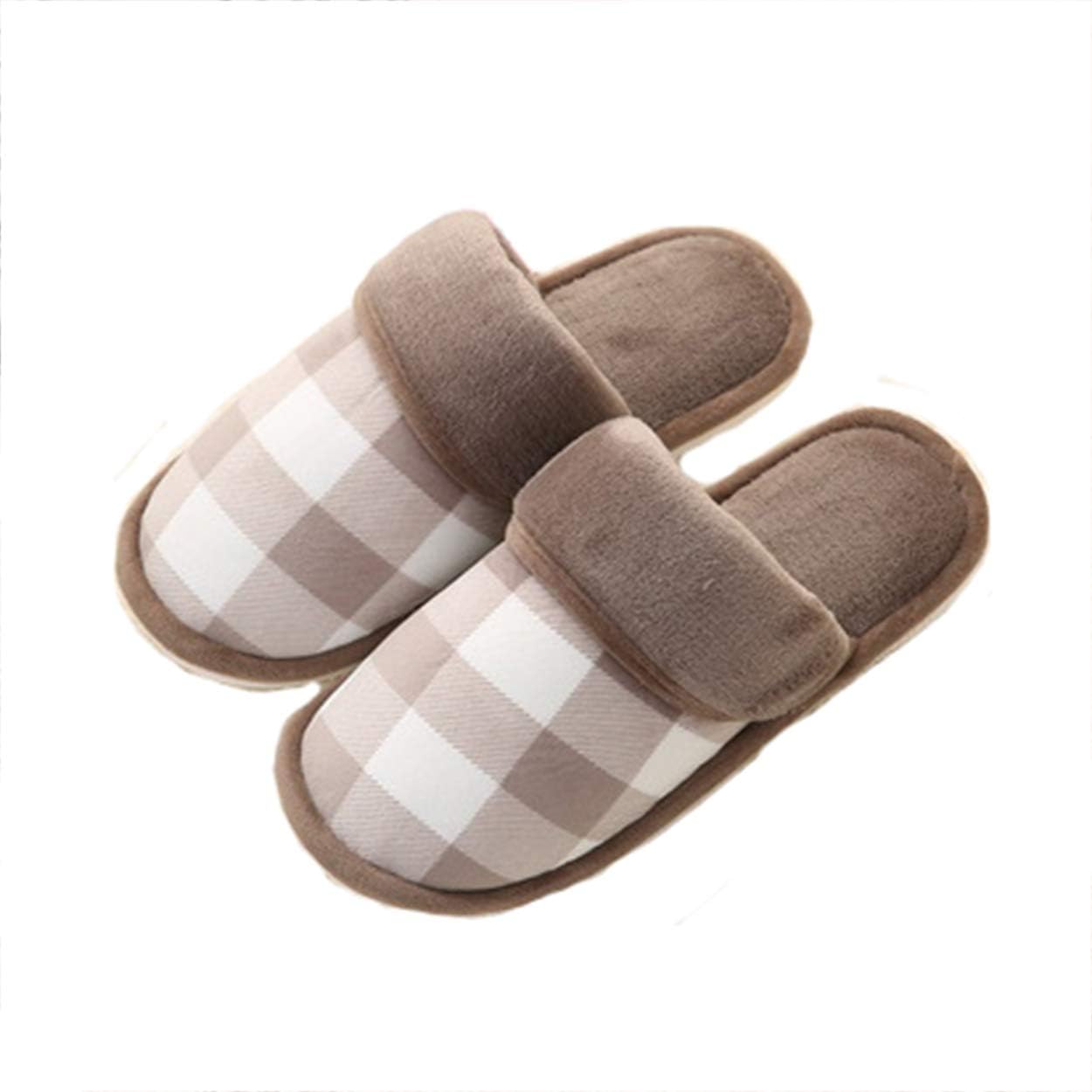 

Домашние тапочкиby с эффектом памяти для мужчин и женщин, хлопковые, уютные с массажным эффектом, из льна, повседневные шлепанцы Xsby, коричневый