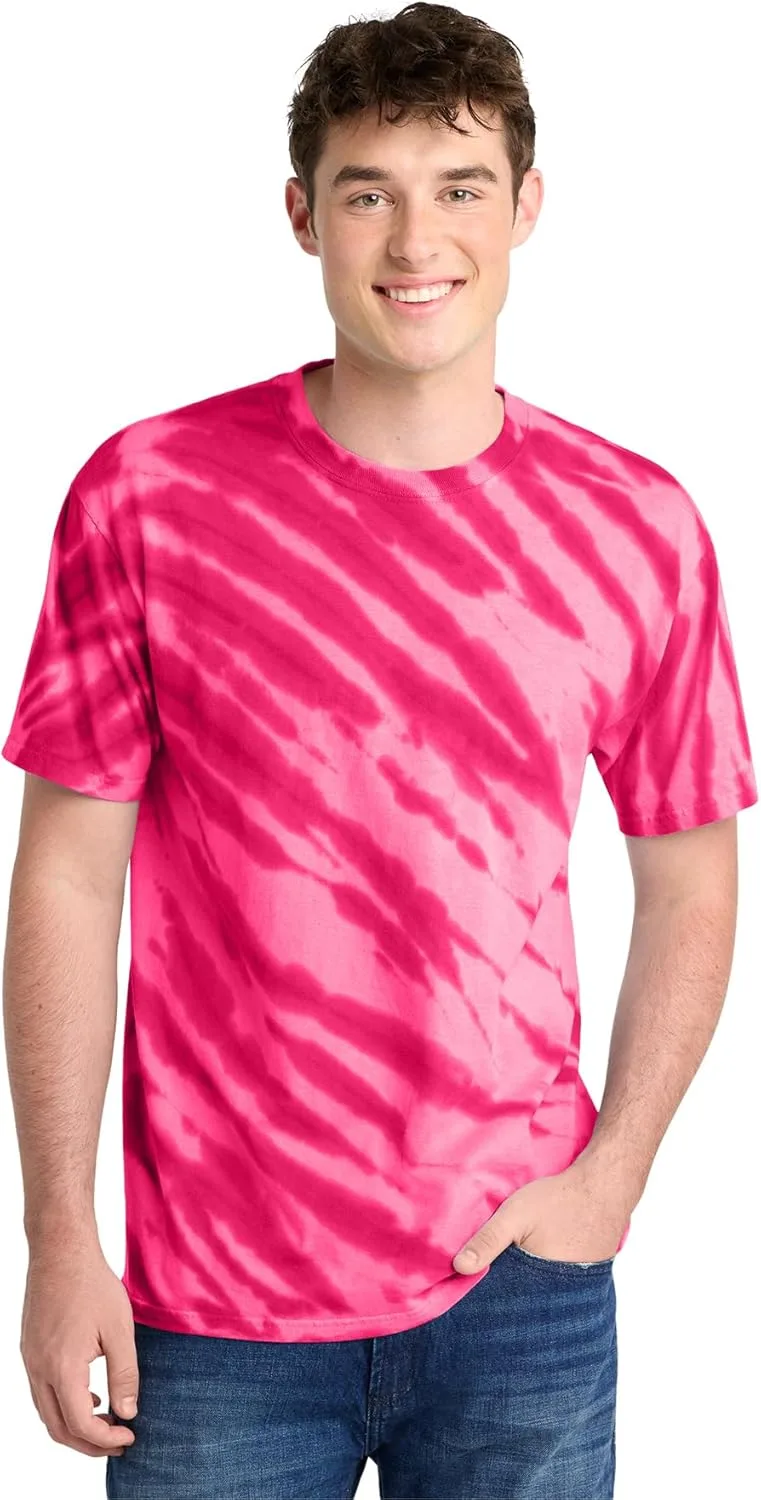 

Мужская футболка тай-дай в полоску тигра Apparel Globe