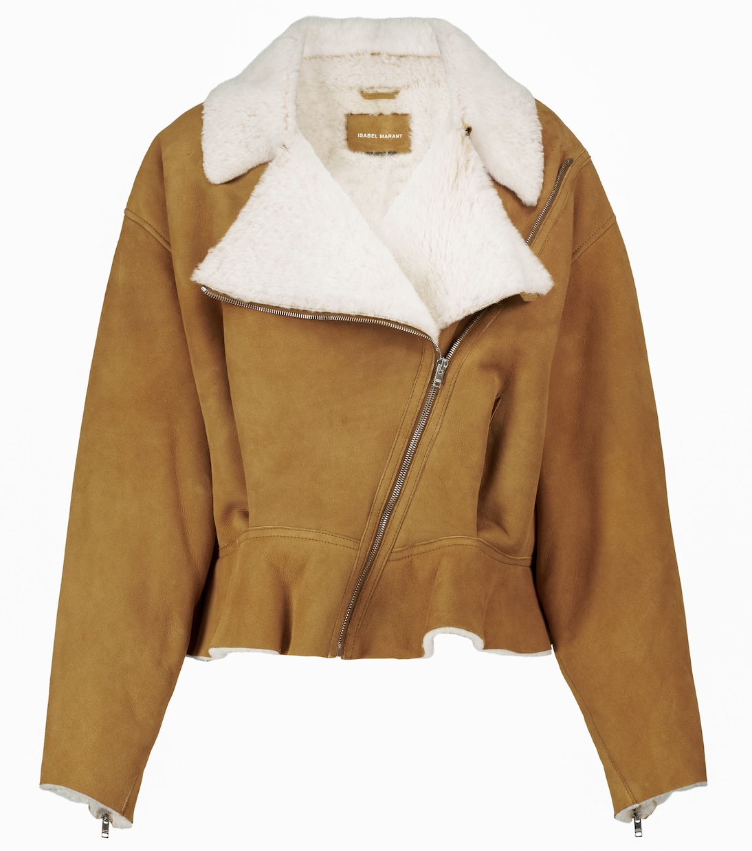 

Куртка Addya на подкладке из овчины Isabel Marant, кэмел