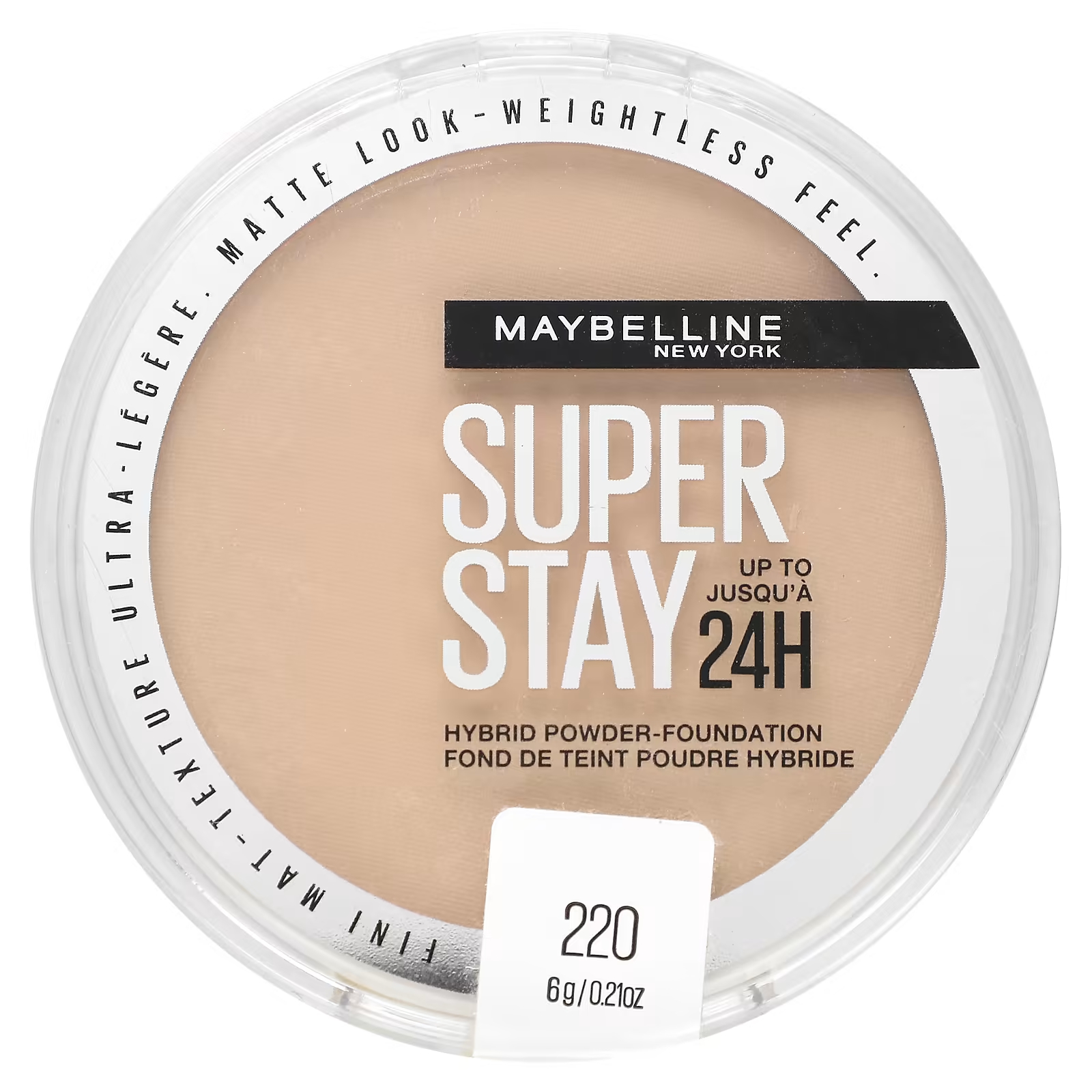 

Пудра для лица Maybelline Super Stay Hybrid 220