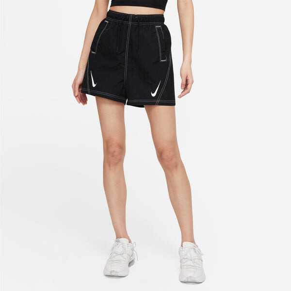 Шорты как w спортивная одежда rpl swsh wvn gx hr sh Nike, черный — фото 4