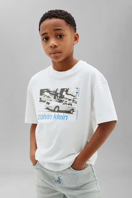 Футболка детская Calvin Klein Jeans, белый