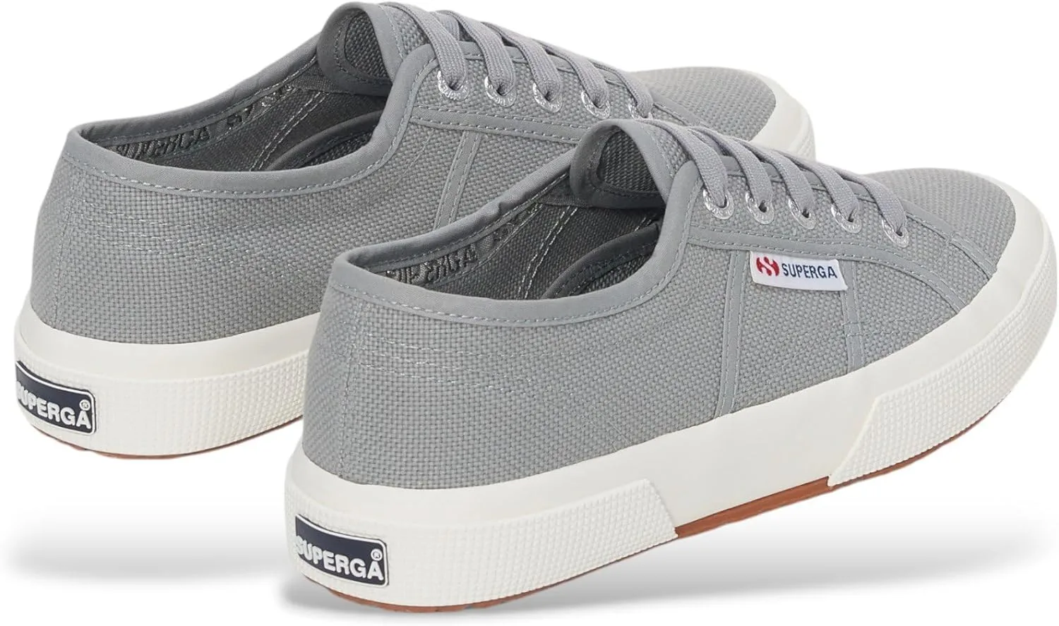 Детские кроссовки Superga Unisex 2750-jcot Classic для юных спортсменов, серый — фото 3