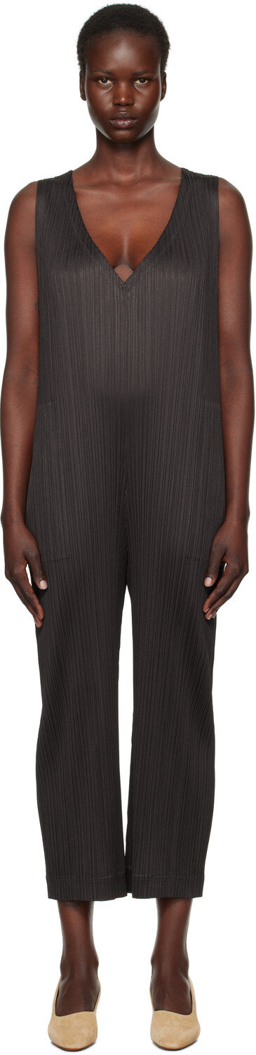 

Коричневый комбинезон Monthly Colors December PLEATS PLEASE ISSEY MIYAKE