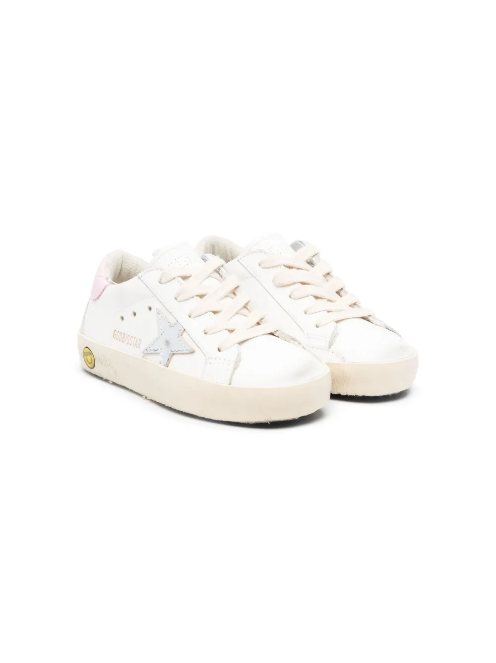

Кеды с нашивкой Golden Goose Kids, белый