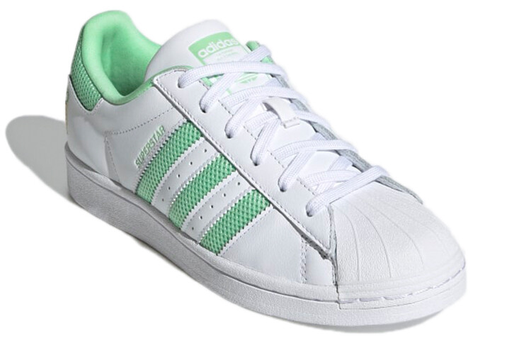 Кроссовки Adidas Originals Superstar 'White Glory Mint' Women's — фото 3