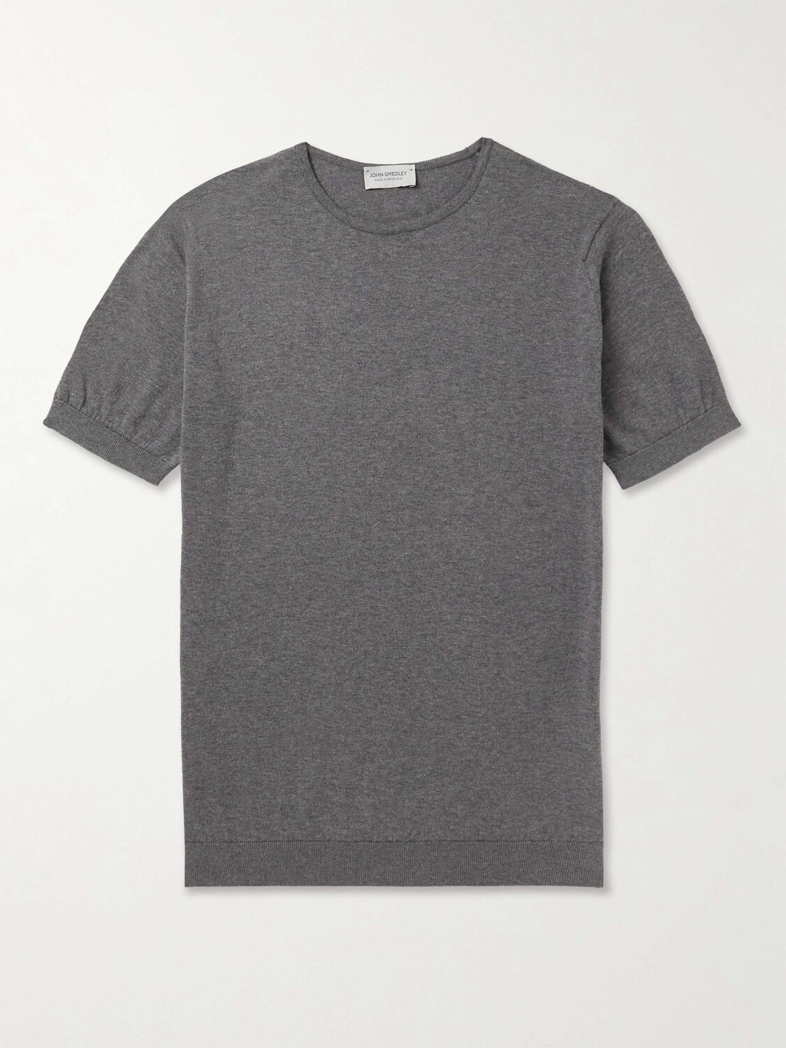 

Хлопковая футболка Belden Slim-Fit Sea Island JOHN SMEDLEY, древесный уголь, Серый, Хлопковая футболка Belden Slim-Fit Sea Island JOHN SMEDLEY, древесный уголь