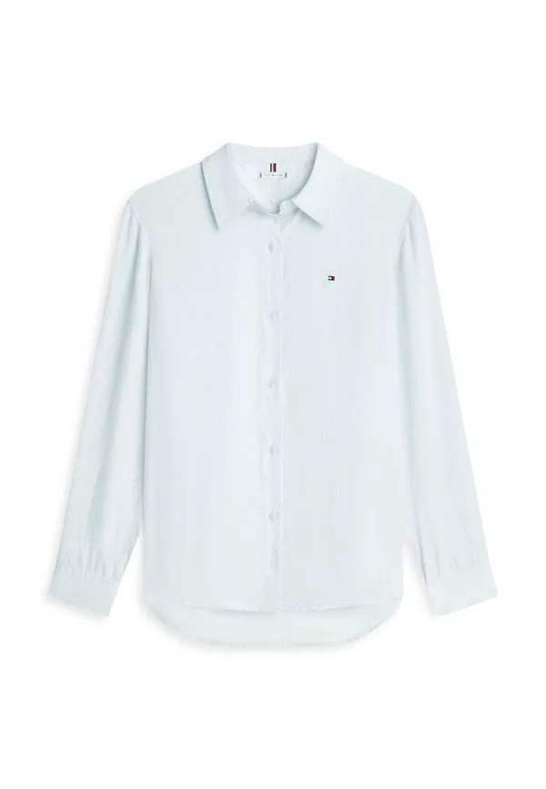 Базовая блузка на пуговицах Tommy Hilfiger, Keepsake Blue — фото 4