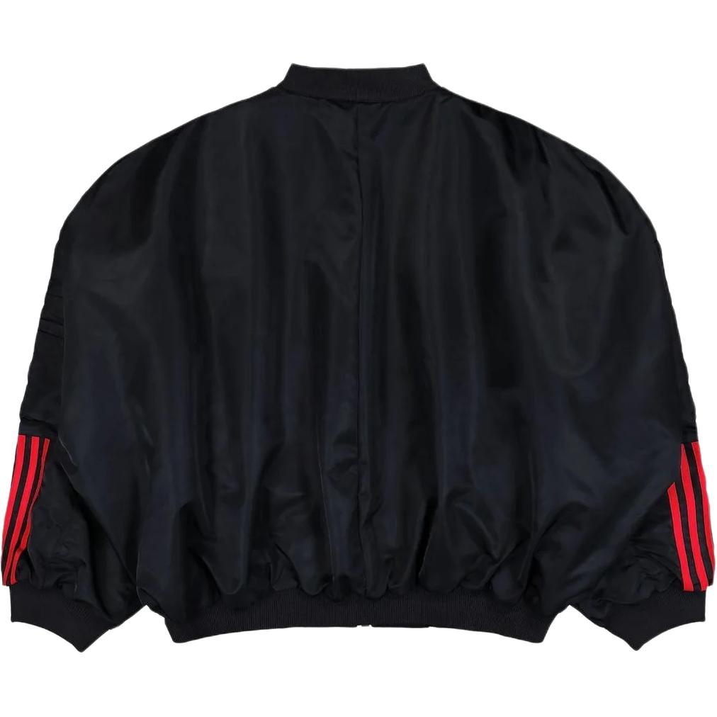 Атласная куртка-бомбер Вилли Чаваррии Adidas Originals, черный — фото 4