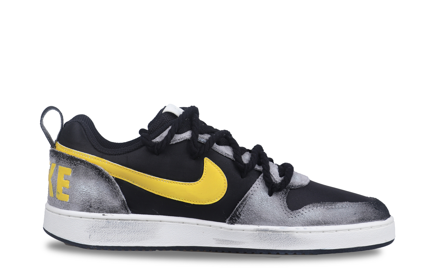 Nike Кроссовки для скейтбординга Court Borough с быстрой сушкой, низкие, мужские, черные — фото 4
