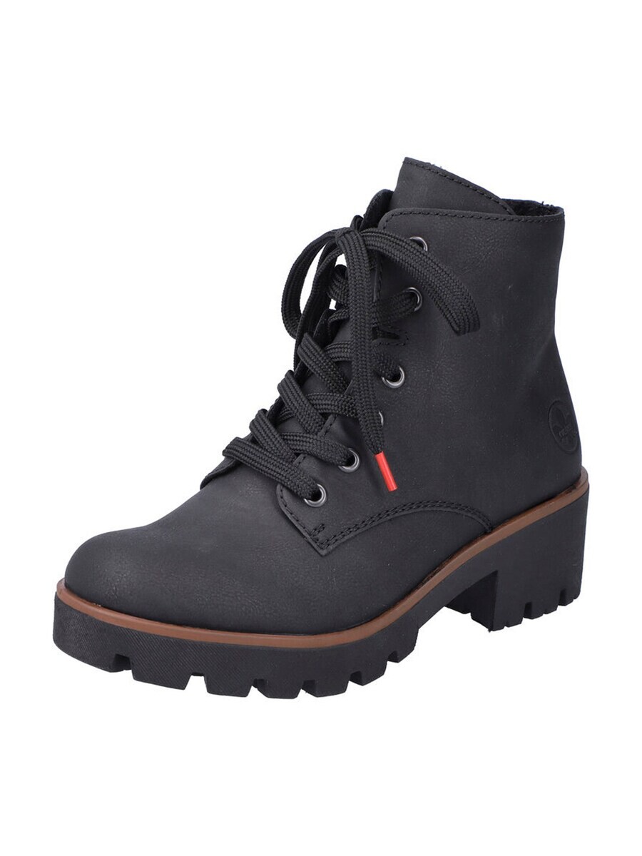 Ботинки женские Rieker Lace-Up Ankle Boots на шнуровке, черный