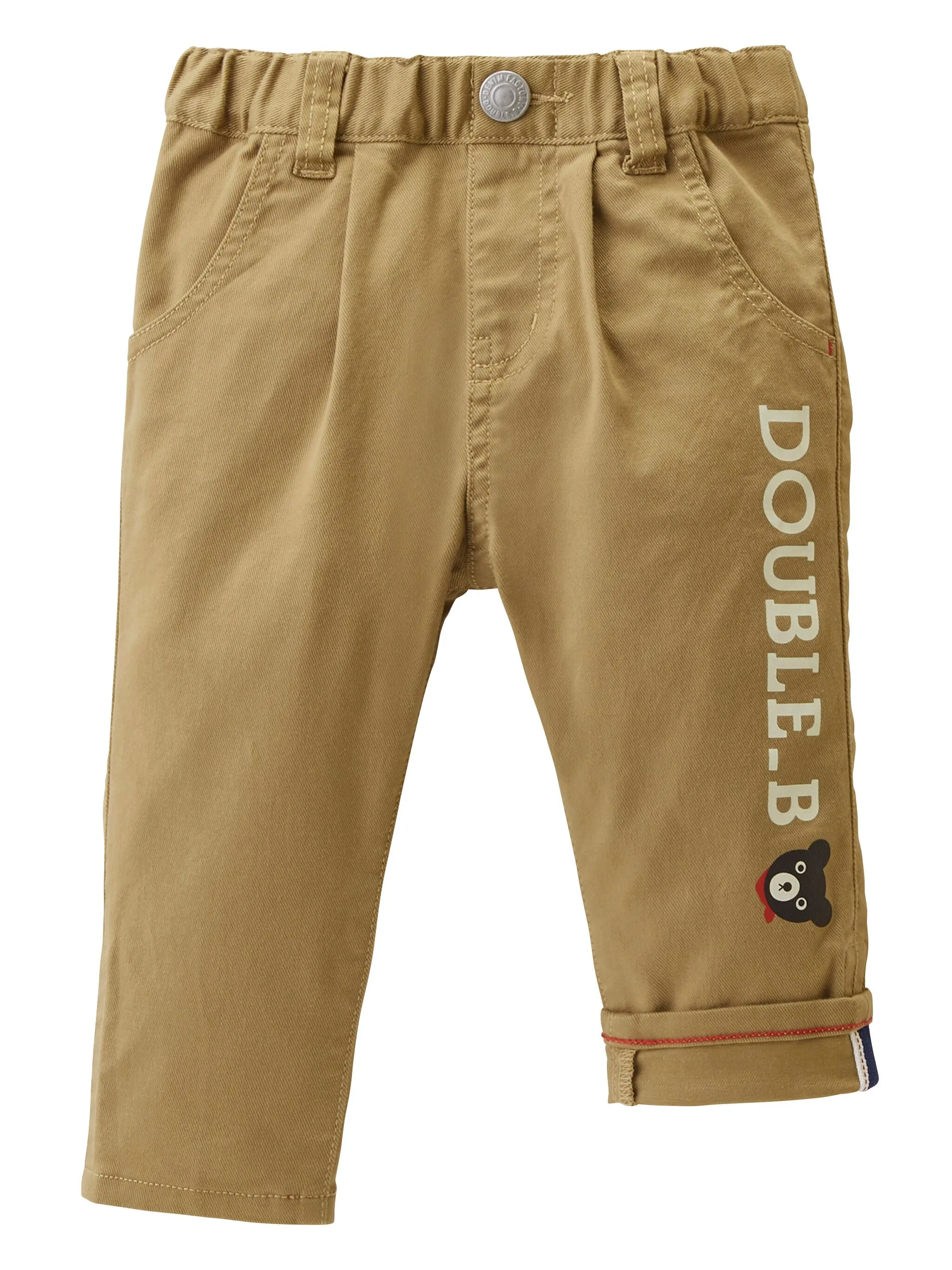 

Прямые брюки с логотипом Miki House, зеленый