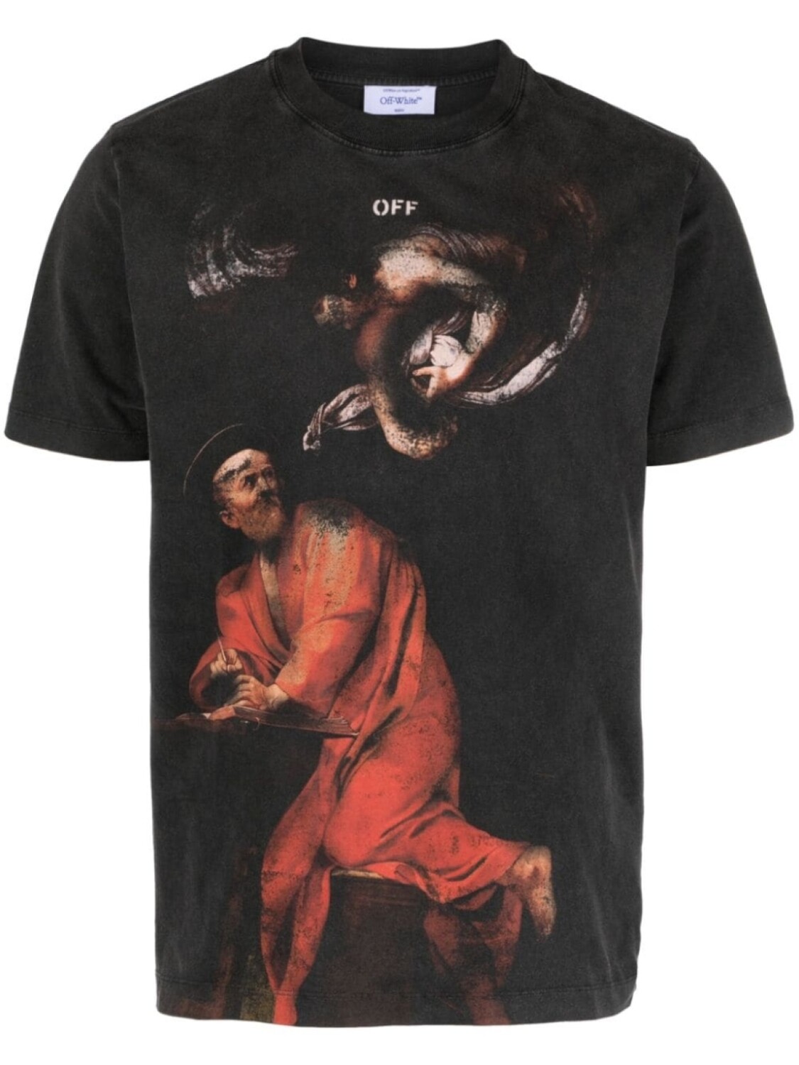 

Off-White футболка S.Matthew, черный
