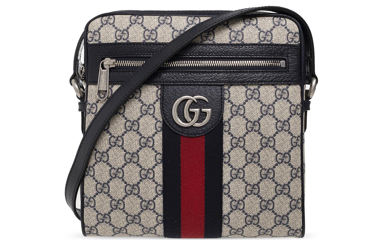 

GUCCI Сумка-мессенджер Ophidia Canvas With Leather Trim, наплечная сумка, кросс-боди для мужчин
