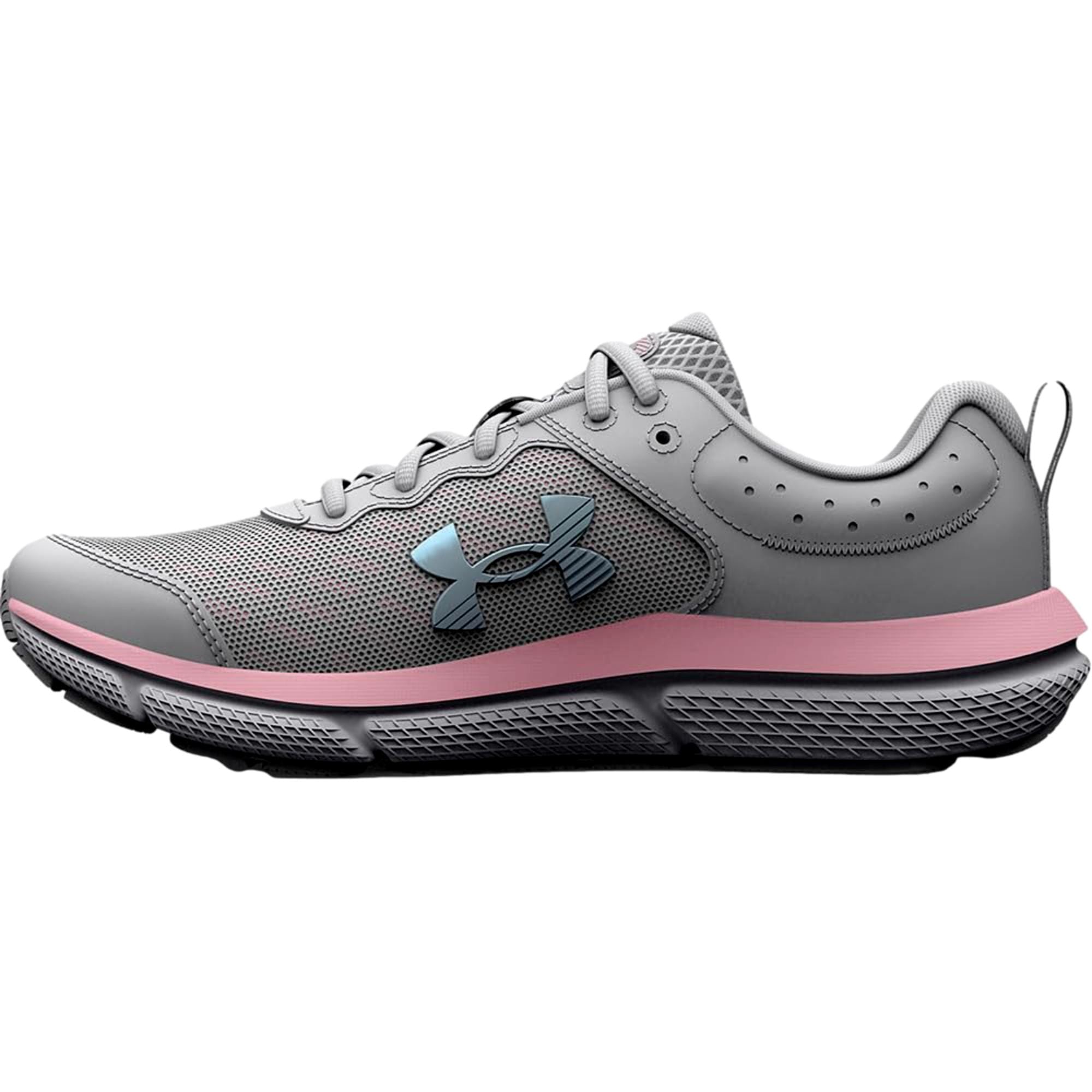 

Under Armour Assert 10 Halo Gray/Pink Sugar/Iridescent 3026189-102 для начальной школы
