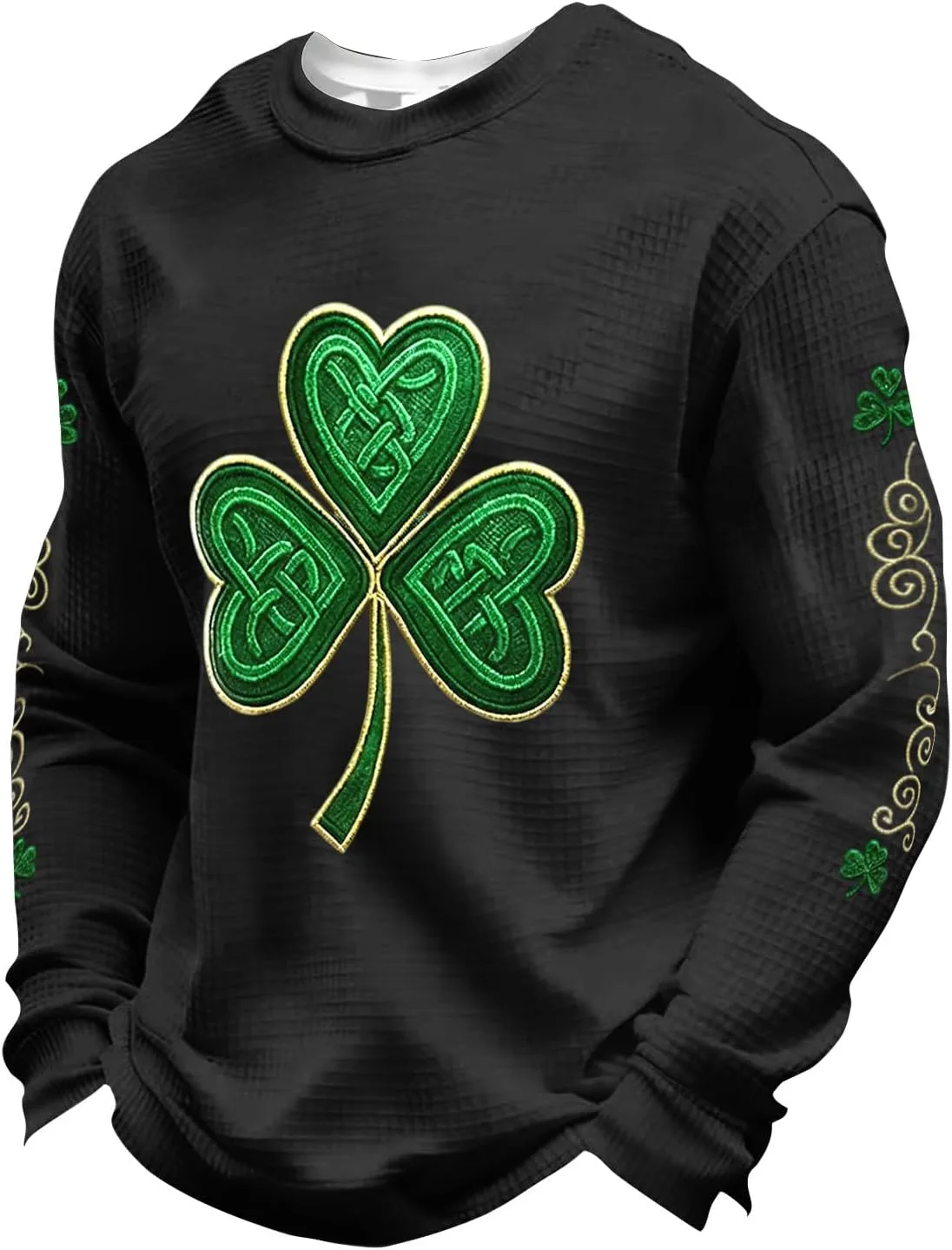

Футболка с длинным рукавом St. Patrick's Day Plus Size FlekmanArt