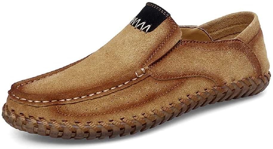 

Мужские лоферы, Легкие туфли, Легкое надевание и снятие, Модные повседневные обувь для ходьбы Mitvr, коричневый