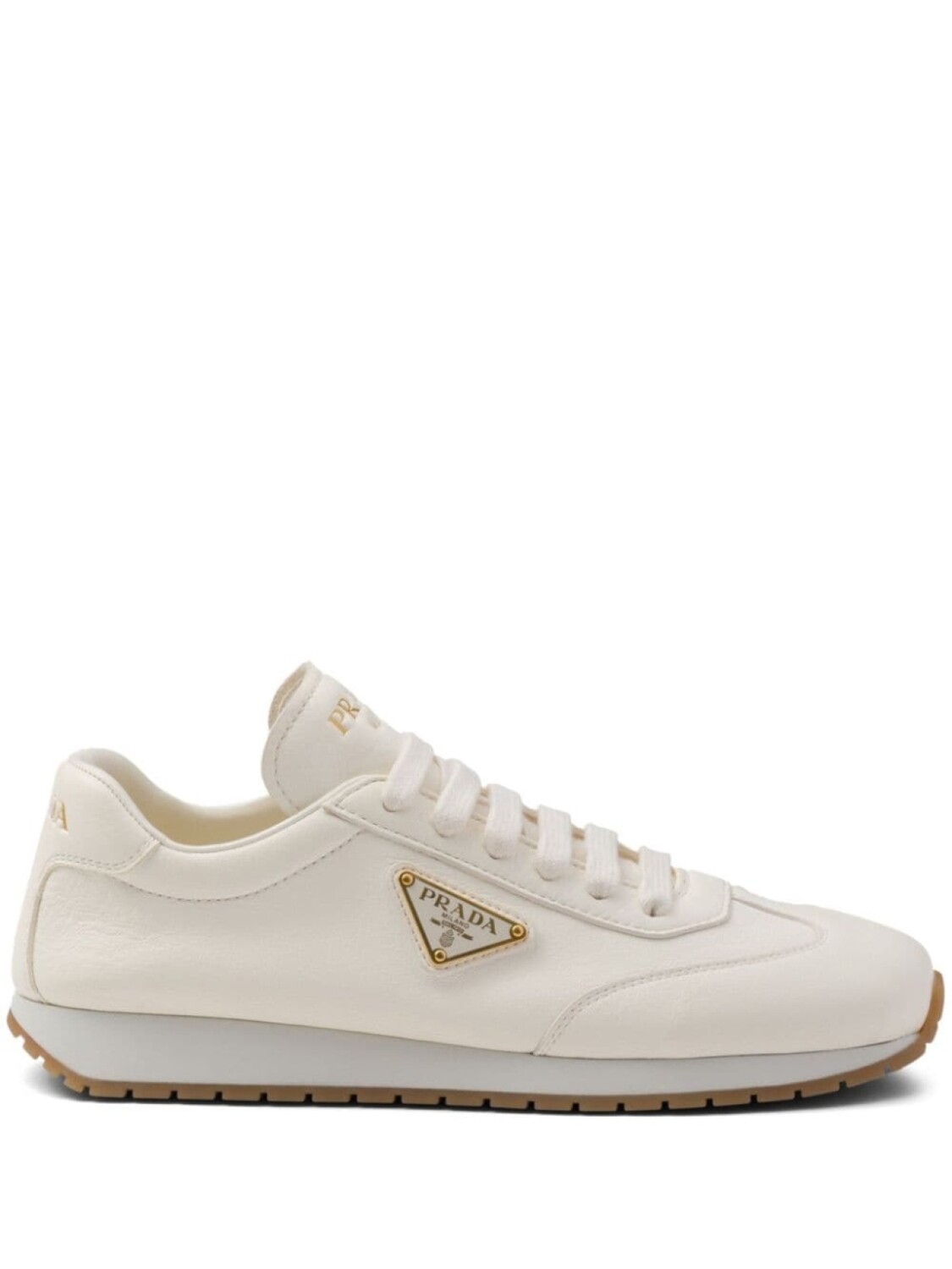 

Кроссовки Prada With Logo, светло-бежевый