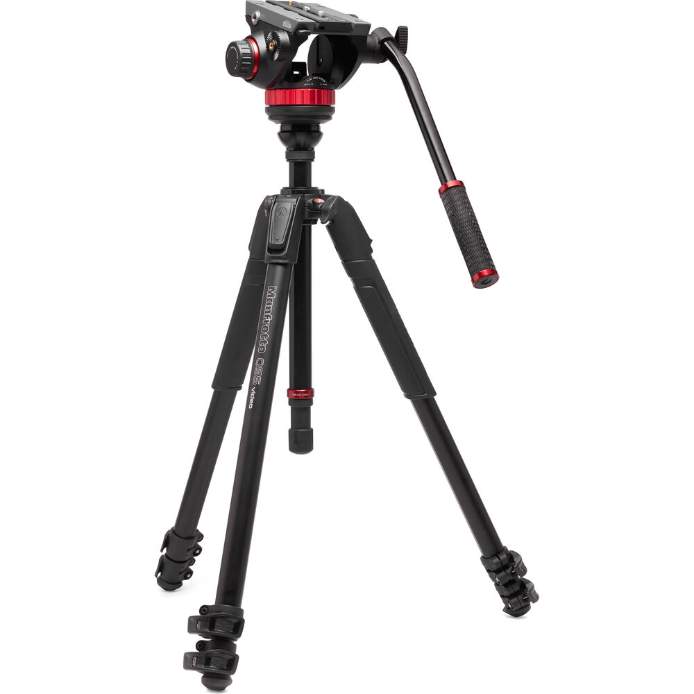 

Комплект из 3-секционного алюминиевого видеоштатива Manfrotto с подвижной головкой