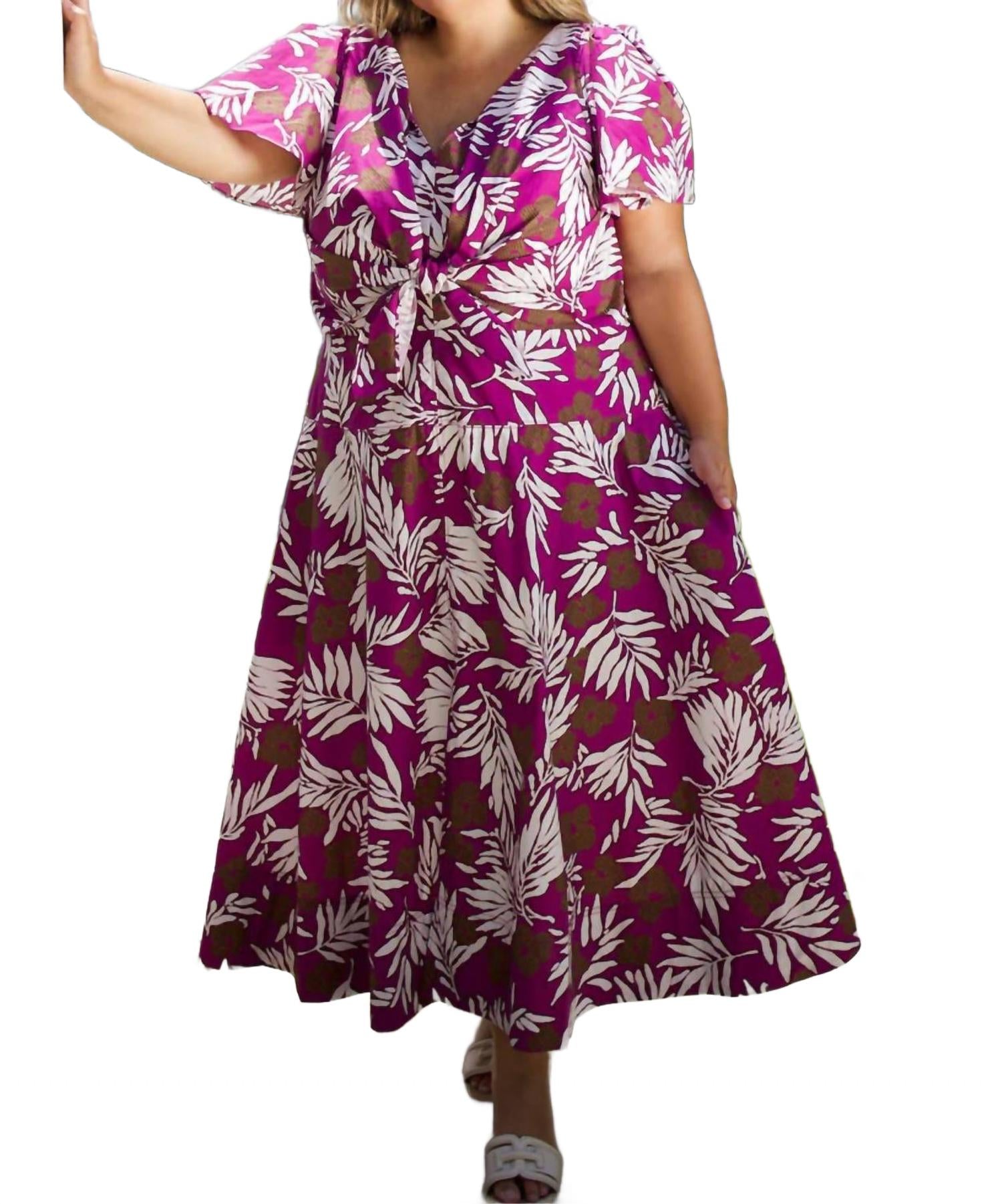 

Платье Lonna - плюс, цвет бойзенберри мел Tanya Taylor, Boysenberry Chalk