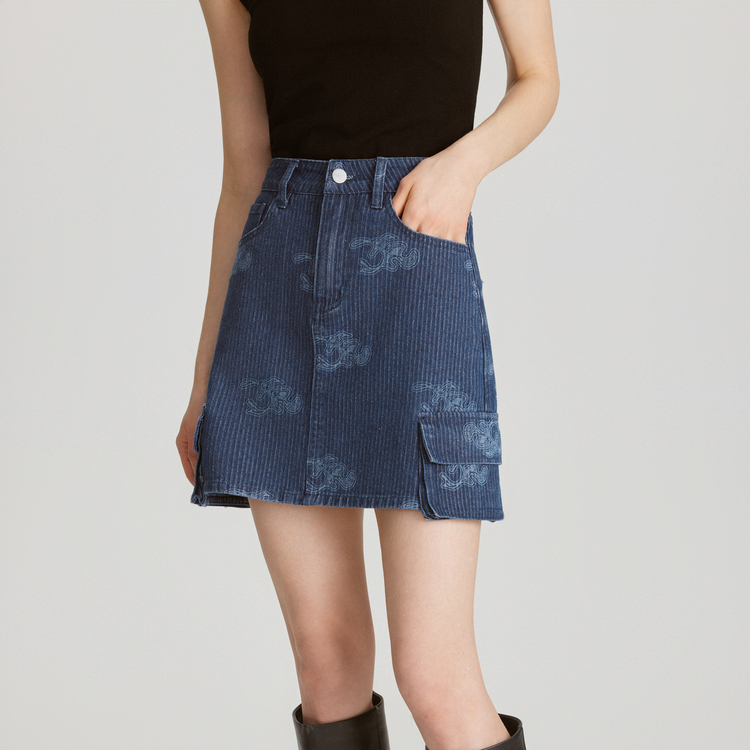 

ELLE Повседневная короткая юбка Women's Blue