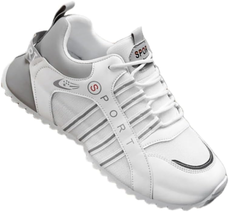 

Мужские дышащие прочные кроссовки с толстой подошвой- легкая амортизирующая подошва, для повседневной ходьбы, для активного отдыха Hoalox, черный/серый