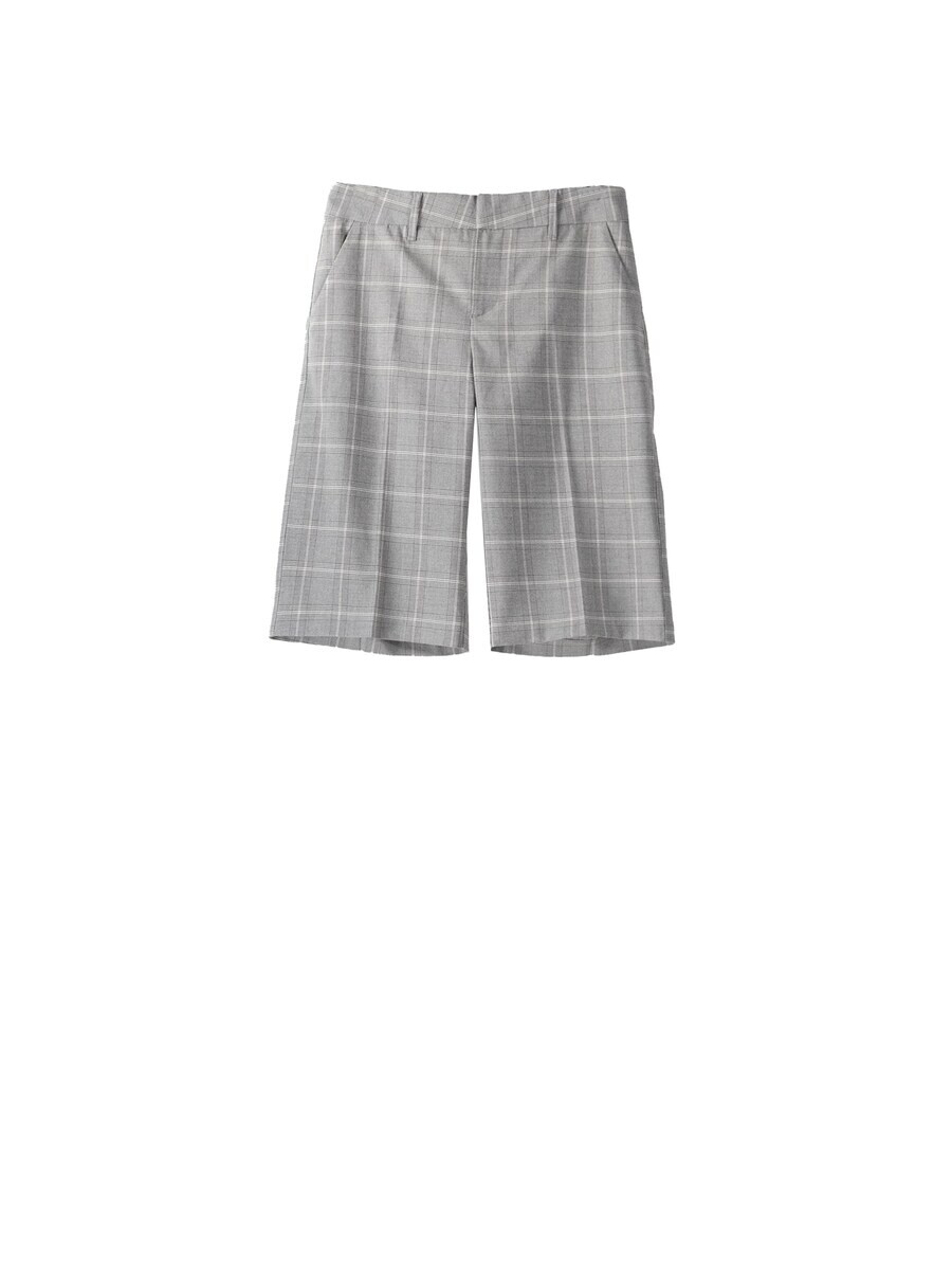 

Брюки Bershka Regular Pleated Pants, серый
