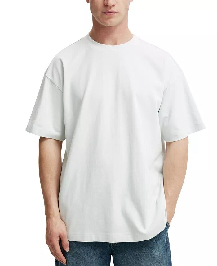 

Мужская однотонная футболка Box Fit COTTON ON, синий