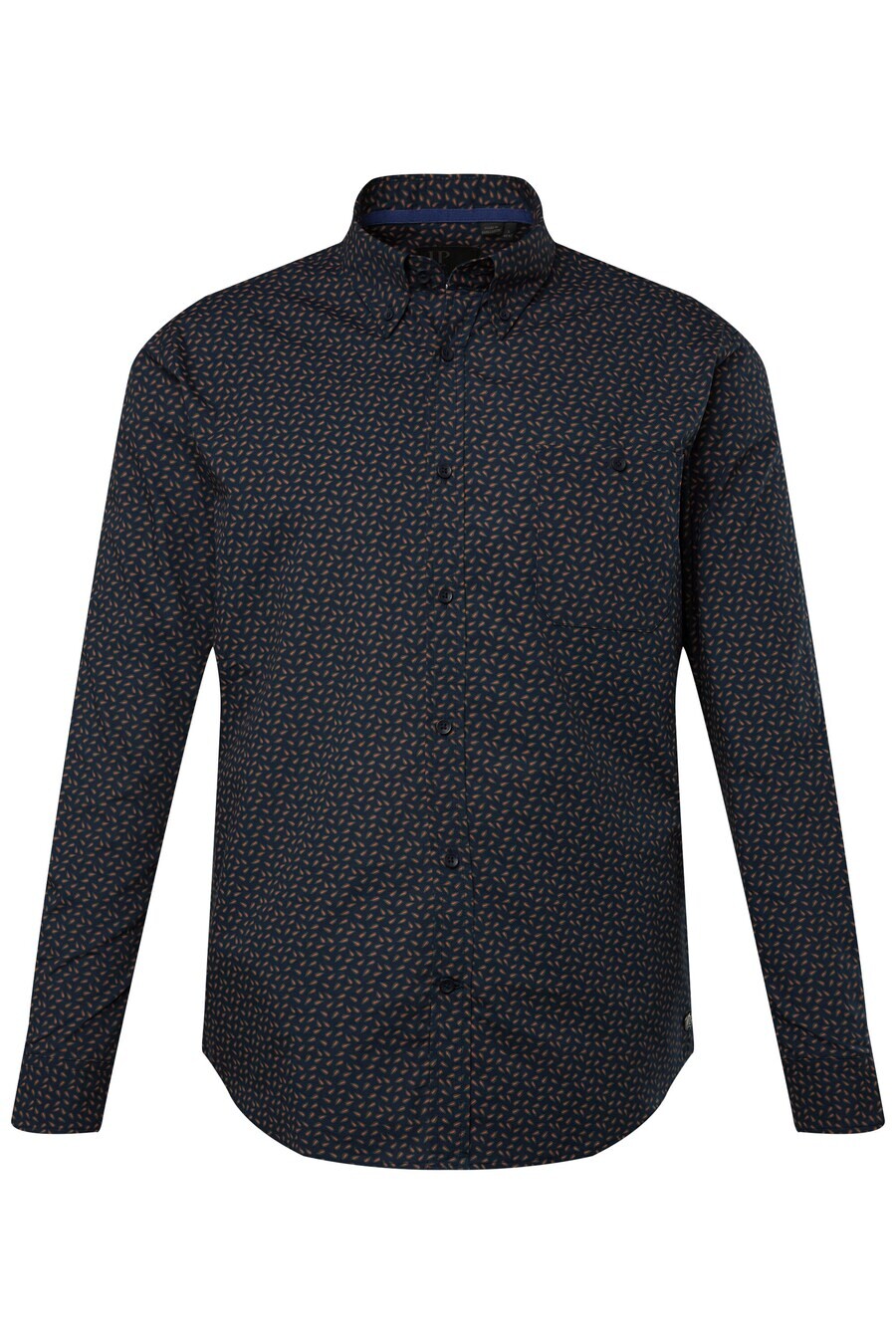 

Повседневная рубашка JP1880 Regular fit Button Up Shirt, темно-серый
