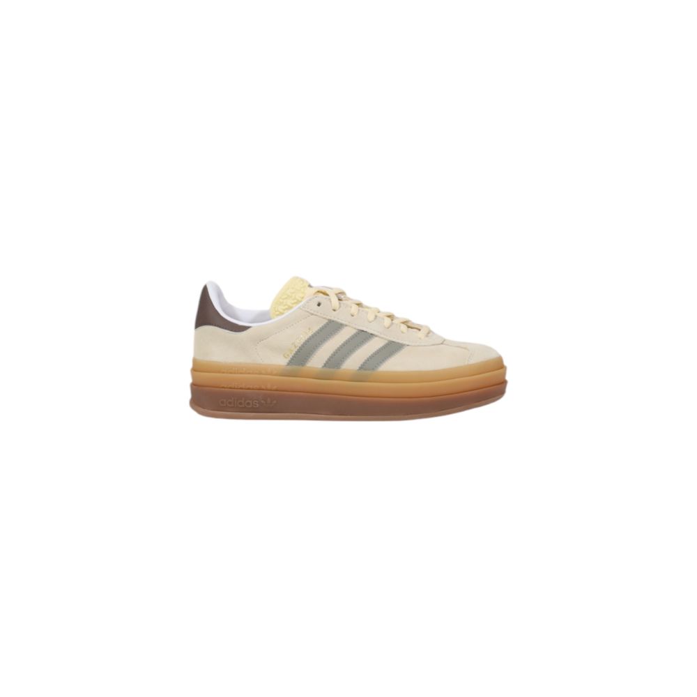 

Кроссовки из кремовой замши и кожи Adidas