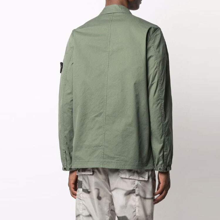 Куртка мужская зеленая Stone Island, зеленый — фото 3