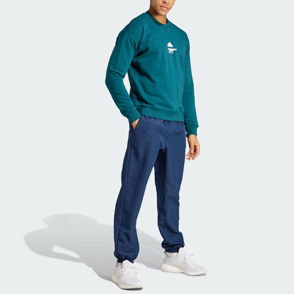 Рубашка adidas Arsenal Lifestyler Heavy Cotton Sweatshirt 'Rich Green', зеленый — фото 4