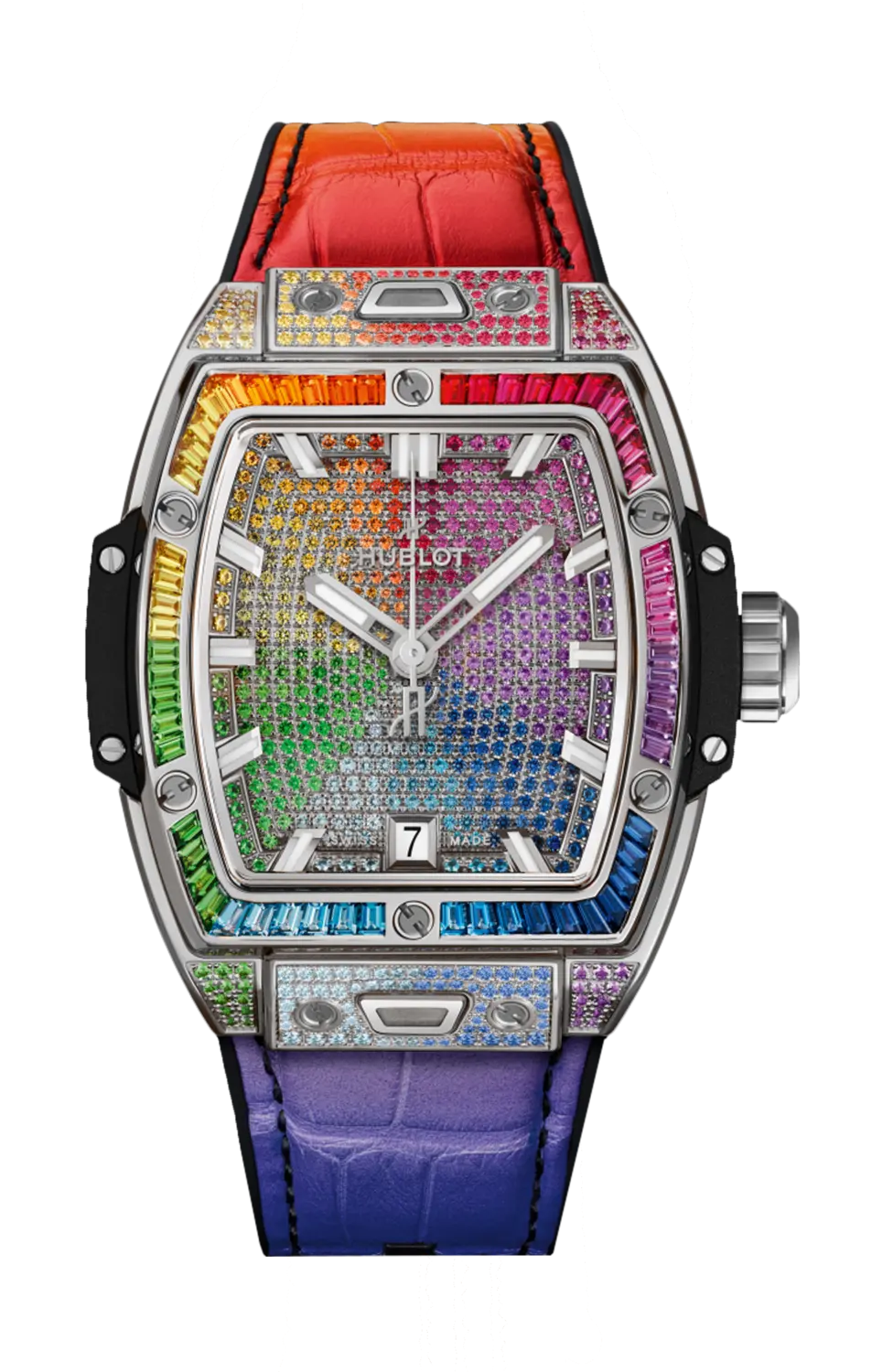 

Часы spirit of big bang titanium rainbow Hublot