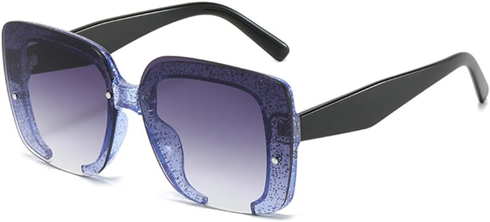 

Индивидуальные солнцезащитные очки для женщин и мужчин, модные солнцезащитные очки в крупной оправе, защита от УФ-излучения UV400, серый, один размер TYUVIVO, Gray Rray