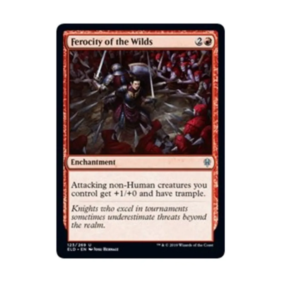 

CCG Свирепость дикой природы (U), MTG - Throne of Eldraine