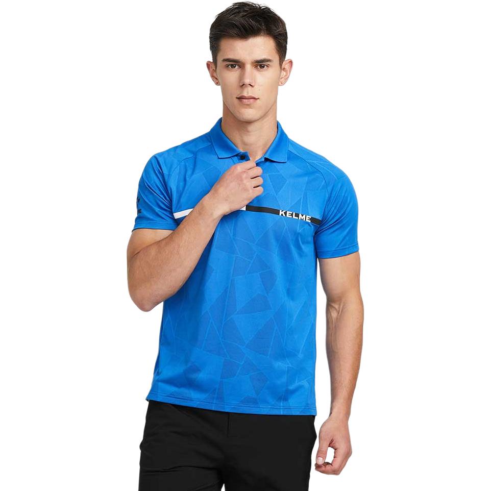 

Футболка поло мужская KELME, темно-синяя