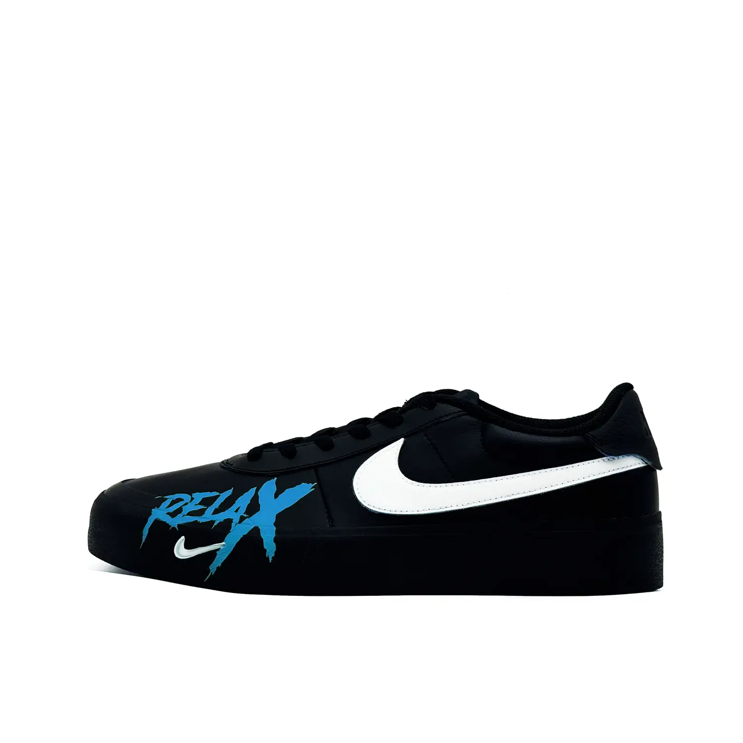 

Nike Кроссовки для скейтбординга Court Shot Xincheng Boundless Blue, износостойкие, низкие, мужские, черно-синие