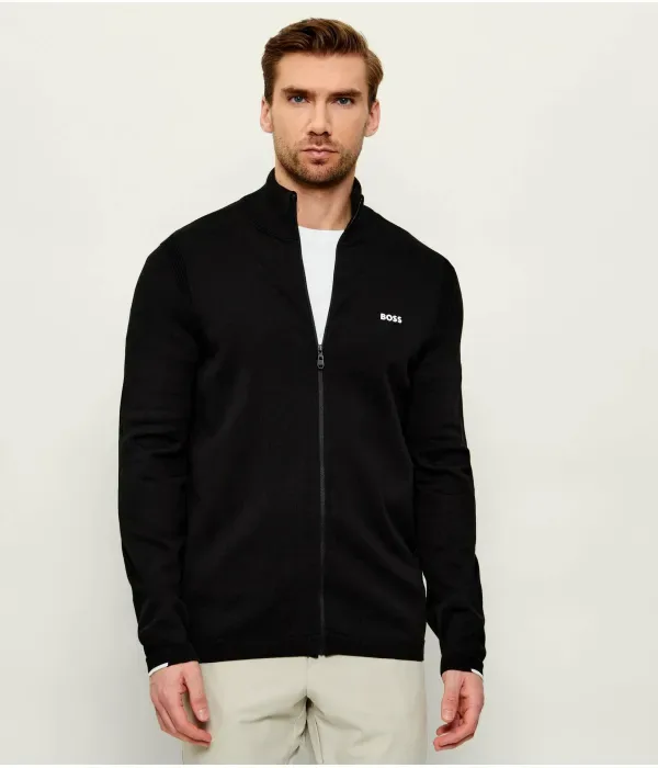 Свитер KN_Ever-X FZ regular fit Boss Green, черный