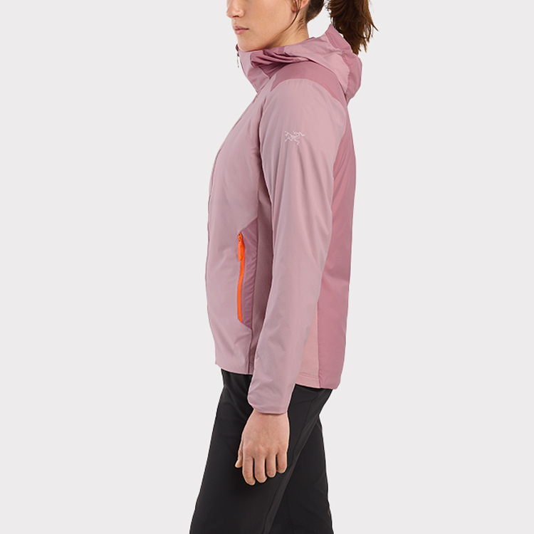 ATOM LIGHTWEIGHT Пуховик Women's Arcteryx, Wicker Brown/Sprint Green/Wicker/Sprint — фото 4