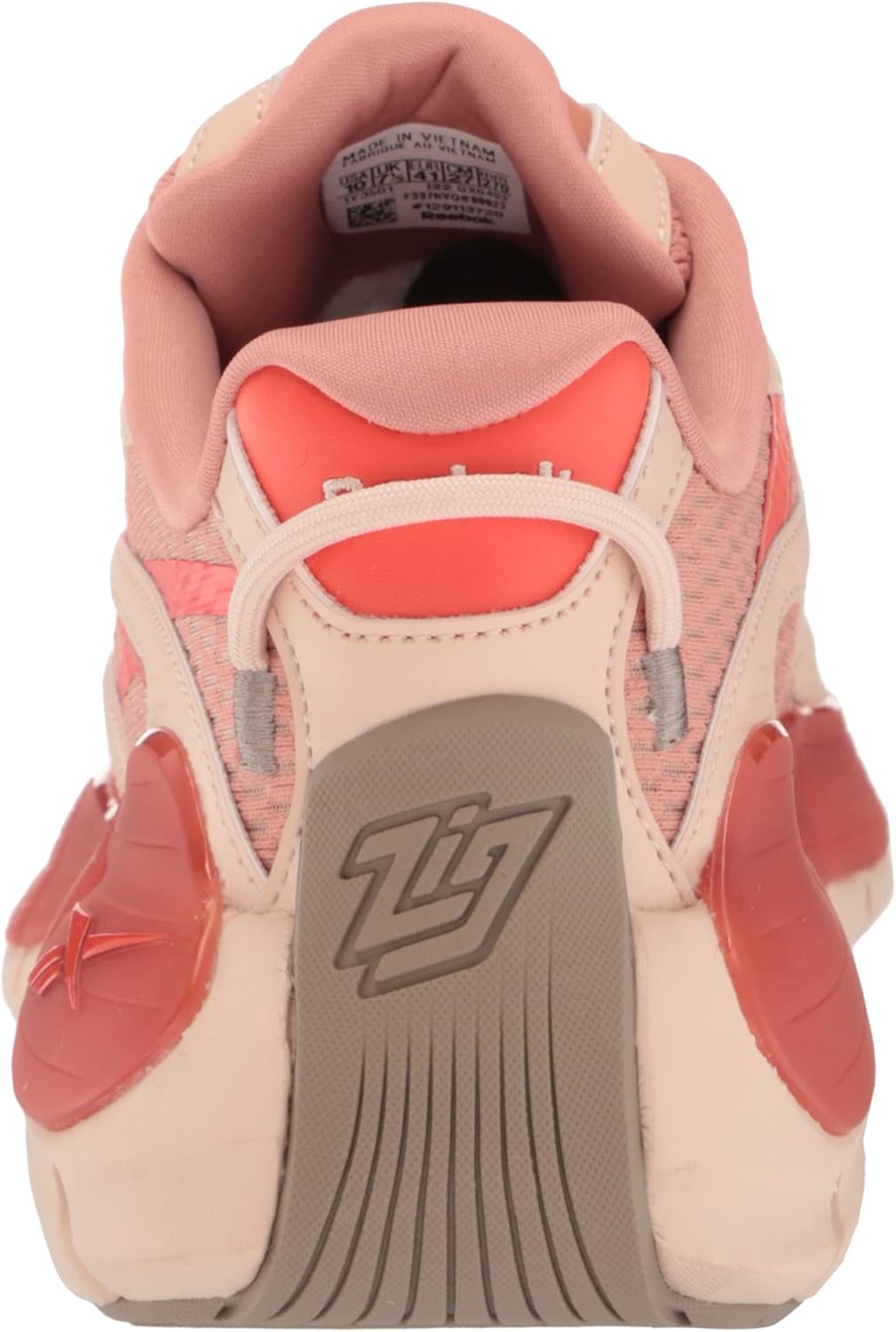 Кроссовки Reebok Unisex-Adult Zig Kinetica 2.5, Canyon Coral/Soft Ecru/Rhodonite — фото 3