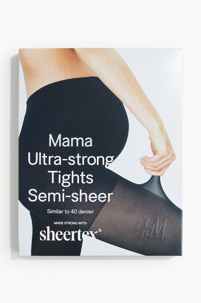 

Mama sheertex ультрапрочный полупрозрачный колготки H&M, черный