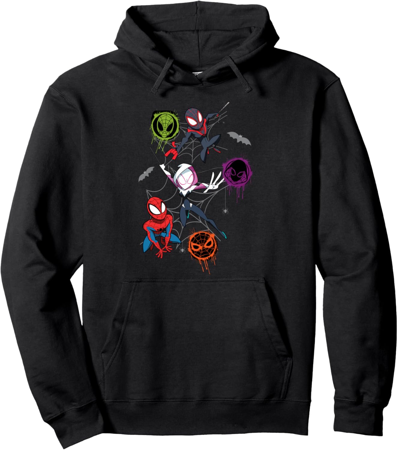 

Худи Marvel Spider-Man and SpiderVerse Friends Halloween Adventure, черное, Черный, Худи Marvel Spider-Man and SpiderVerse Friends Halloween Adventure, черное