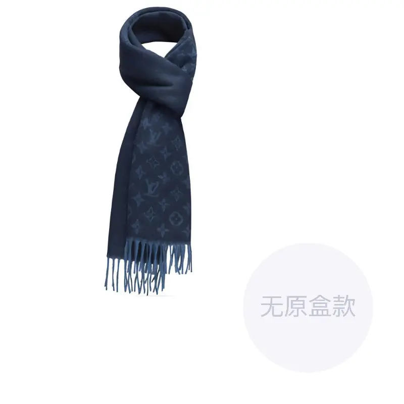 

LOUIS VUITTON Шарф Lv Monogram Gradient, Marine Blue