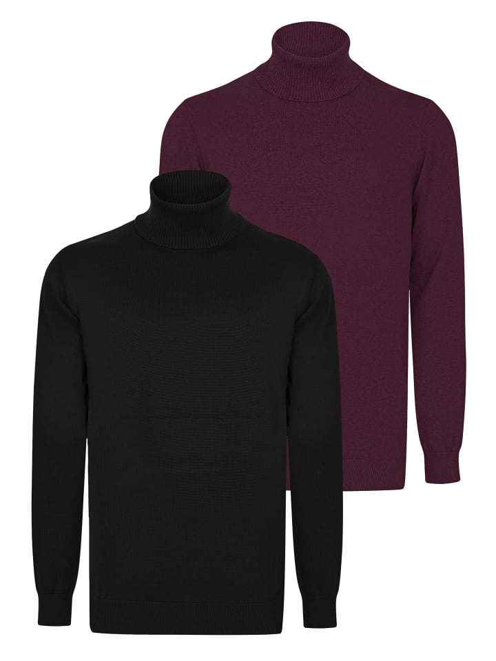 

Свитер черного и бордового цветов Felix Hardy