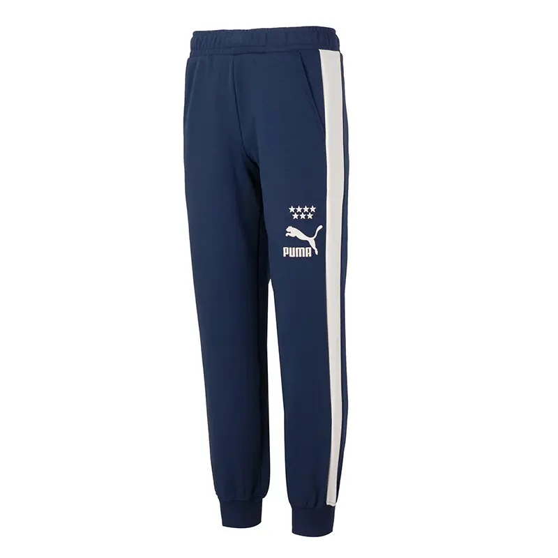 

Вязаные спортивные штаны мужские синие PUMA