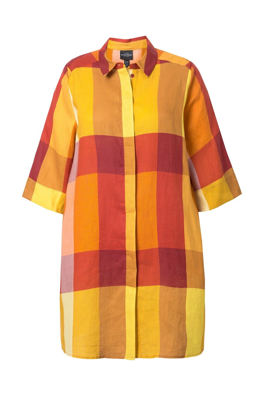 

Туника Ulla Popken, оранжевый/светло-оранжевый