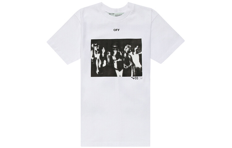 Футболка с фотографией, нарисованной распылением краски Off-White — фото 2