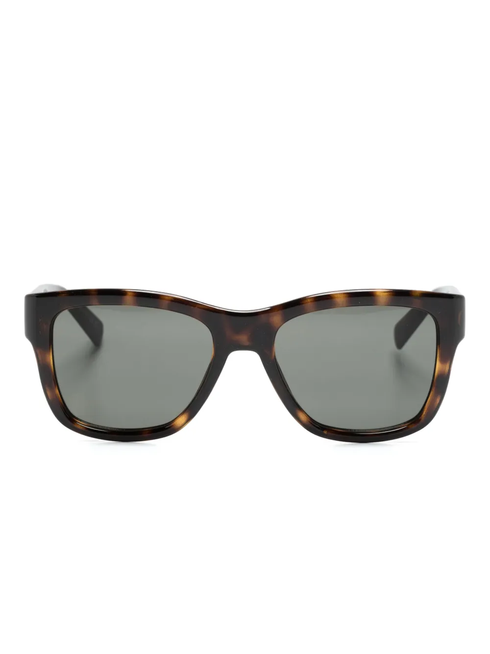 

Солнцезащитные очки SL 674 в квадратной оправе Saint Laurent Eyewear, коричневый